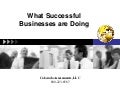 What Successful Businessesare Doing