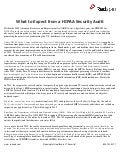 HIPAA Security Audits in 2012-What to Expect. Are You Ready?