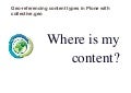 Where is my content?