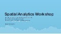 Spatial Analytics, Where 2.0 2010