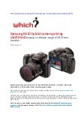 Samsung NX10 hybrid camera pricing confirmed
