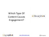 What Type of Content Creates Engage...
