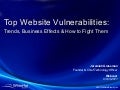 11th Website Security Statistics -- Presentation Slides (Q1 2011)