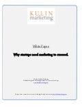 White Paper: Marketing For Startups