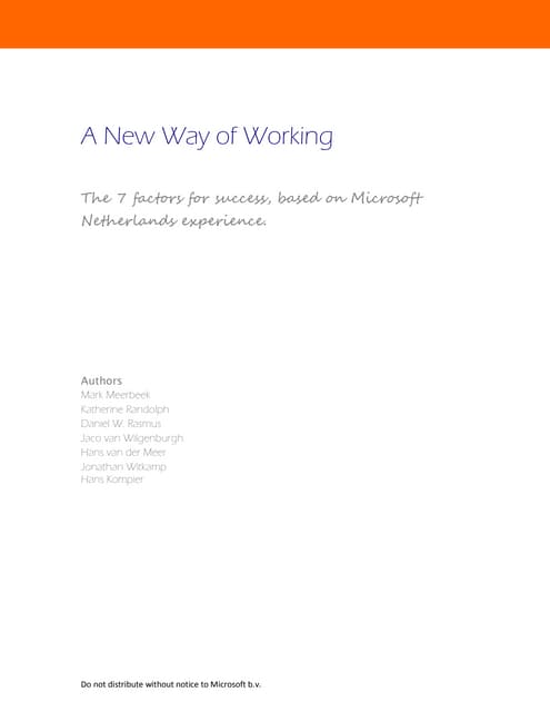 White Paper A New Way Of Working Mi...