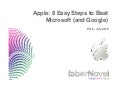 Apple Study: 8 easy steps to beat Microsoft (and Google)