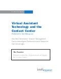 White Paper: Virtual Assistant Technology And The Contact Center