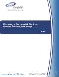 Planning a Successful Webinar: timelines, checklists, tools and tips