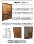 Whitetail Sunrize - Whitetail Deer Hand Carved Scene