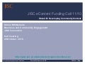 JISC eContent Funding Call 11/10 - Strand B: Developing Community Content 