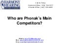 Who are Phonak’s Main Competitors?