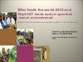 Who feeds the_world_2010_and_beyound