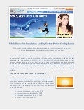 Whole House Fan Installation: Looking for that Perfect Cooling System