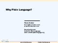 Why Plain Language? (Content from the Center for Plain Language)