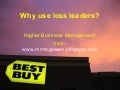 Why Use Loss Leaders - Higher Business Management - Marketing