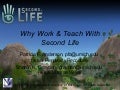 Why Work & Teach With Second Life