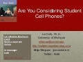 Why Cell Phones