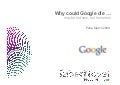 Why Could Google Die...