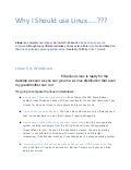 Why i should use linux