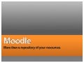 Best Ways of Using Moodle