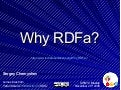 Why RDFa?
