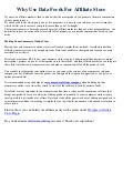 Why use data feeds for affiliate store