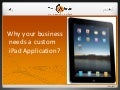 Why your business needs a custom iPad app