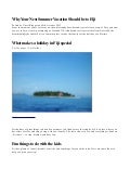 Fiji  Summer Vacations