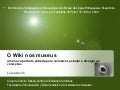 O Wiki nos museus