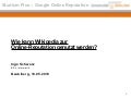 Wikipedia reputation