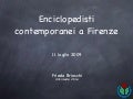 Enciclopedisti contemporanei a Firenze