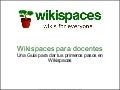 Wikispaces para docentes