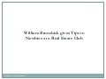 William Bronchick gives Tips to Newbies at a Real Estate Club