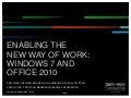 Windows7 and office 2010   how to get the most out of it