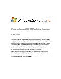 Microsoft India - Technical Overview on Windows Server 2008 R2 Whitepaper