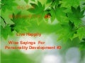 Wise sayings for happy living / 静思语使你开心生活 （In English & Chinese）#3/9