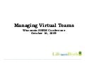 Wi SHRM Managing Virtual Teams Handouts