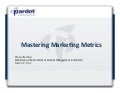 Mastering Marketing Metrics
