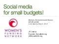 Social media for small budgets