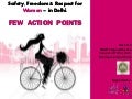 Action Points for Making Delhi Safe for Women