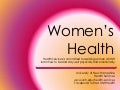 About Women&rsquo;s Health at UNH