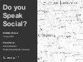 WOMMA: Do You Speak Social?