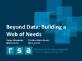 Beyond Data: Building a Web of Needs