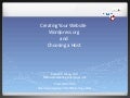 Creating Your First Website Using Wordpress.org and "Self Hosting"