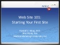 Starting Your First Web Site