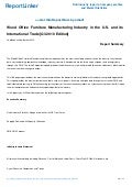 Wood Office Furniture Manufacturing Industry in the U.S. and its International Trade [Q3 2010 Edition]
