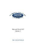Word 2007 2