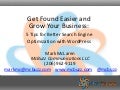 WordCamp Vancouver 2010 - Search Engine Optimization (SEO) Tips for WordPress