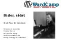 WordCamp 2011 - WordPress Danmark status