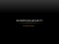 WordPress Security - The "No-BS" Version